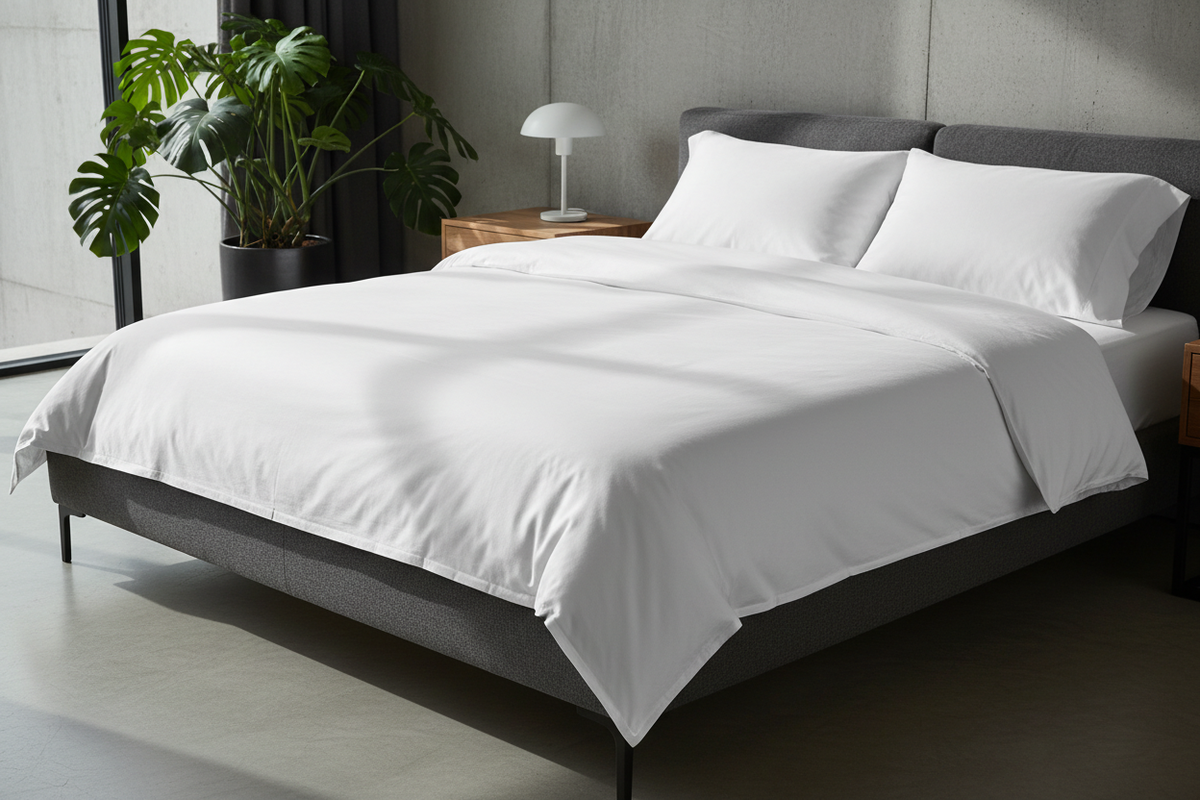 ironed duvet cover