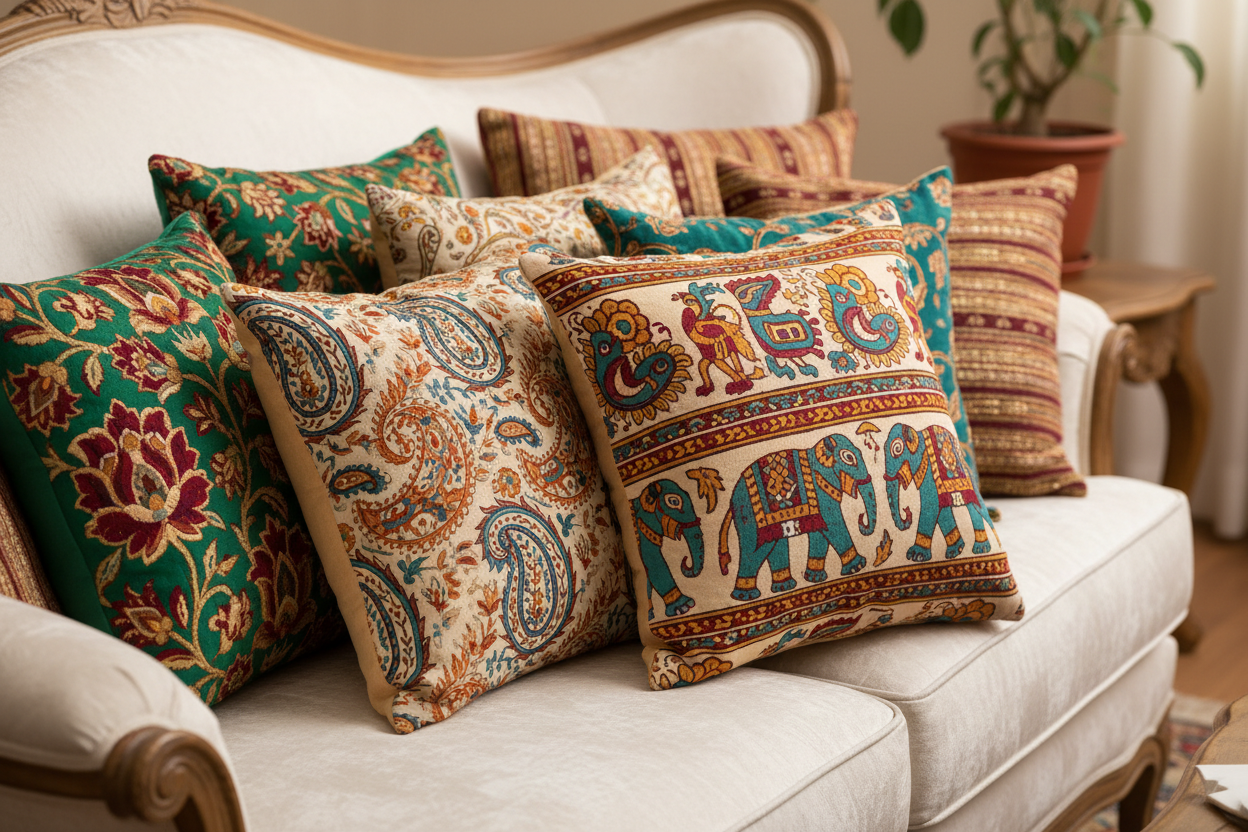 multiple cushion covers 