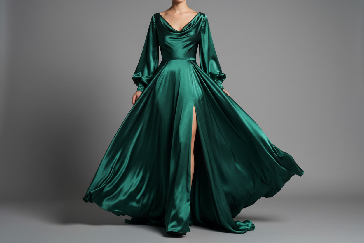 silk dress