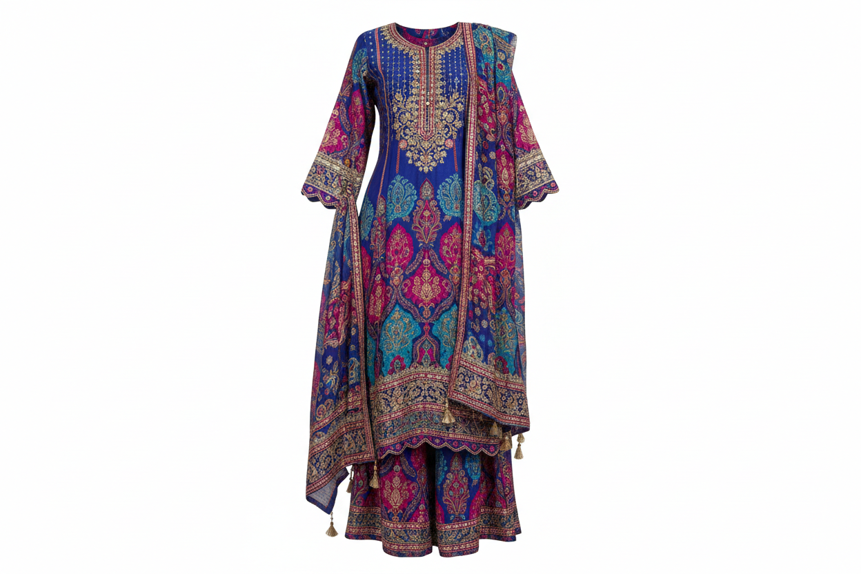 two piece indian dreess